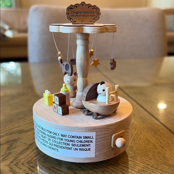 wooderful life Other - Wooden Baby Mobile Music Box